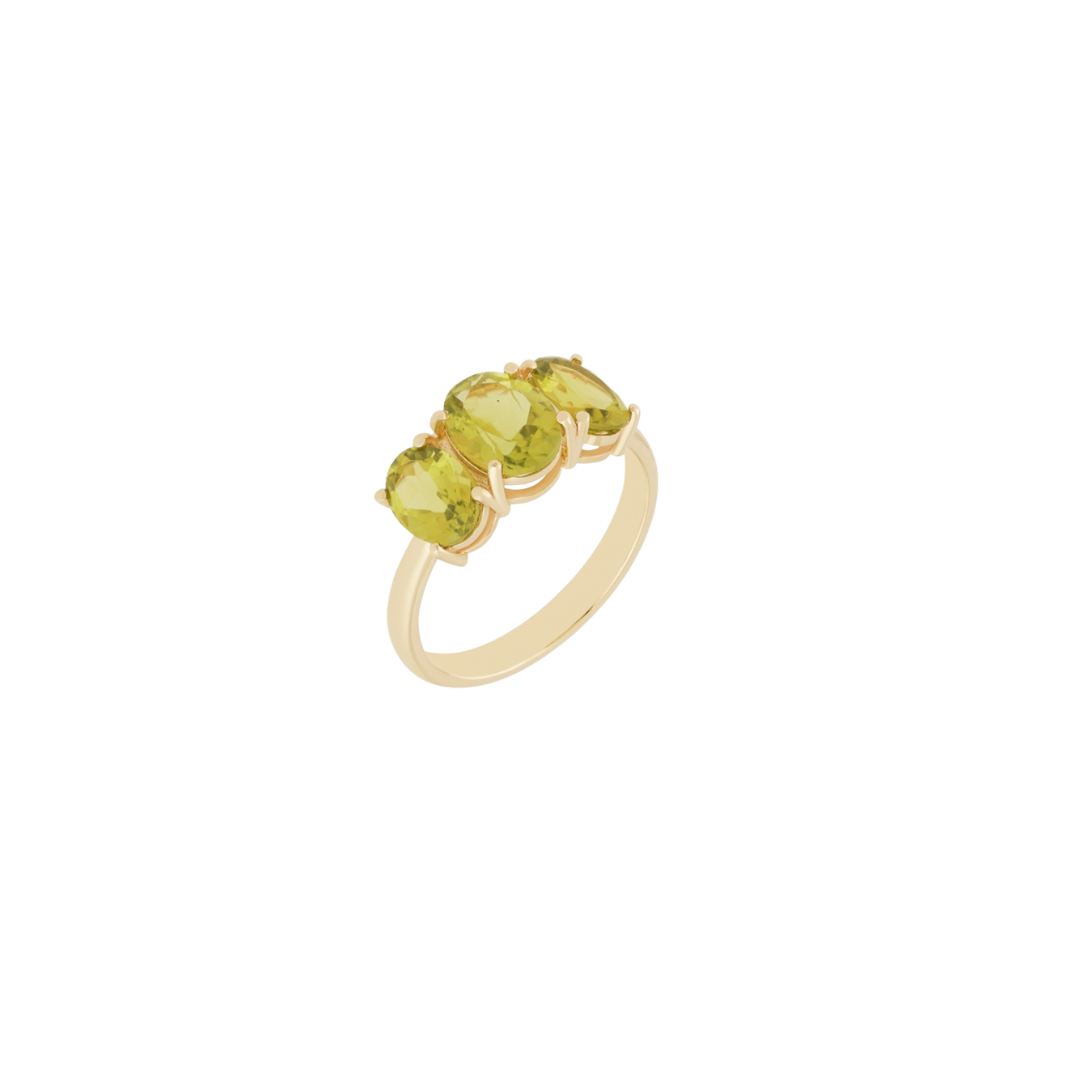 Peridot Trio Ring