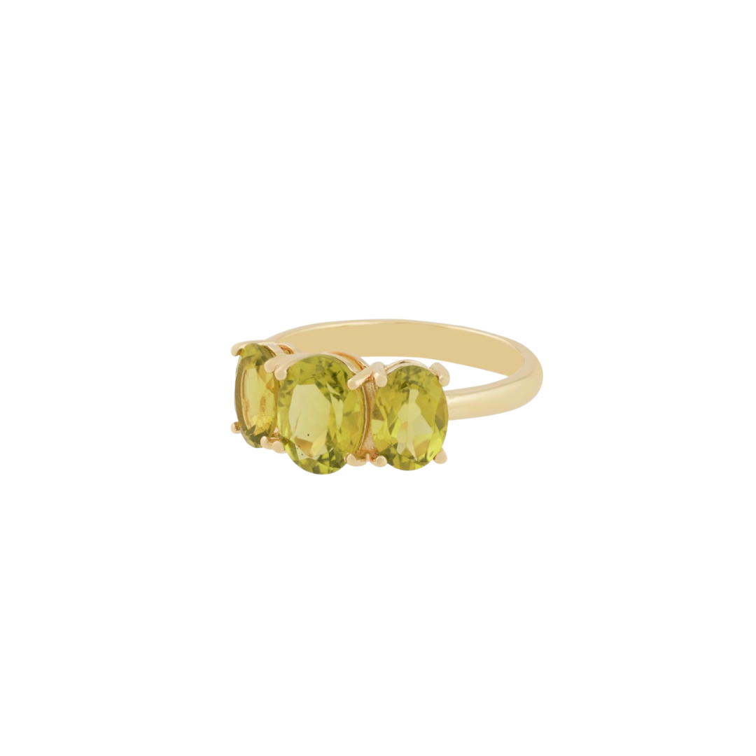 Peridot Trio Ring