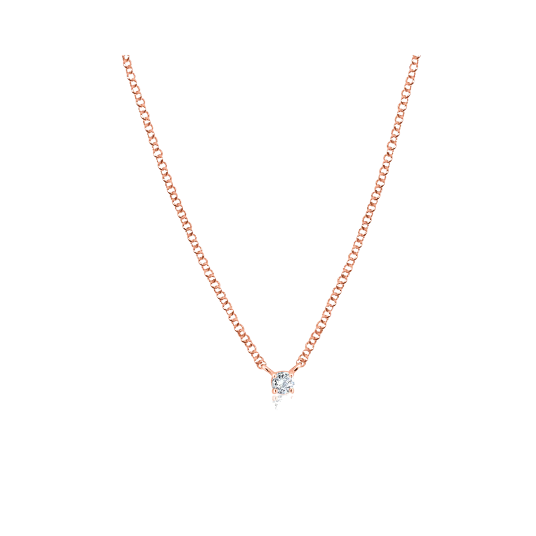 Randall Diamond Solitaire Necklace – Henri Noël