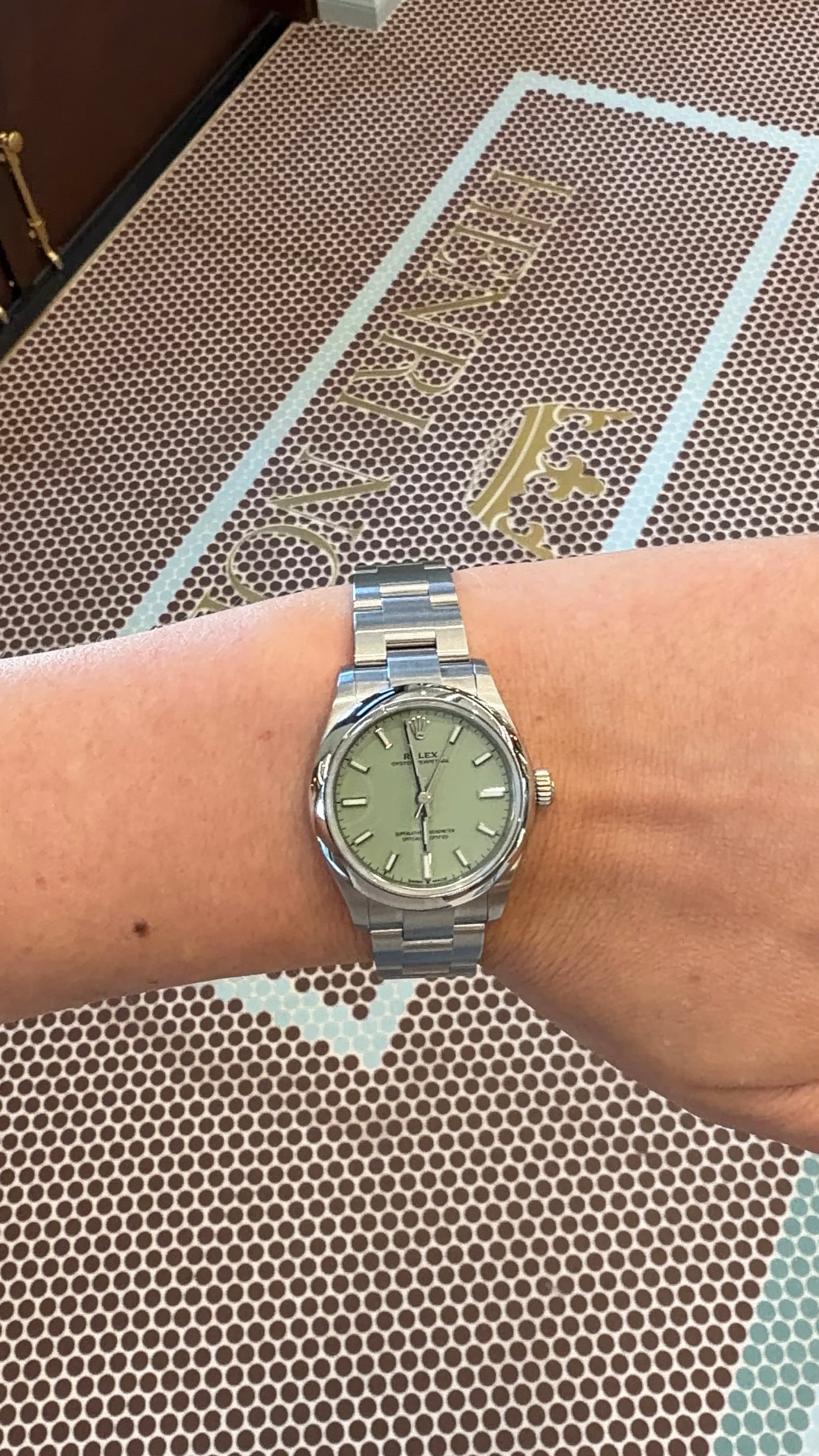 Rolex Oyster Perpetual Pistachio