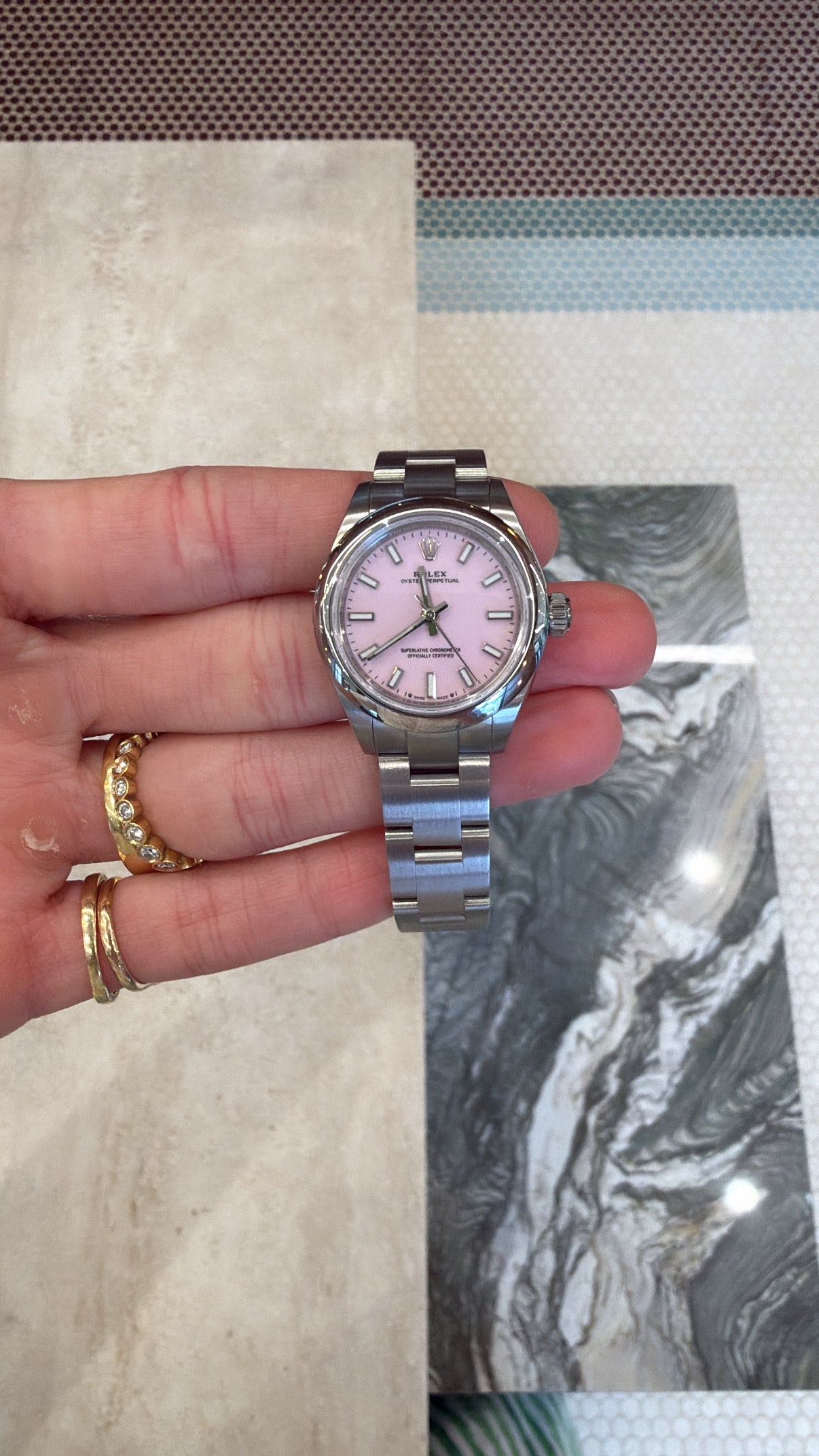 Estate Rolex Oyster Perpetual Candy Pink
