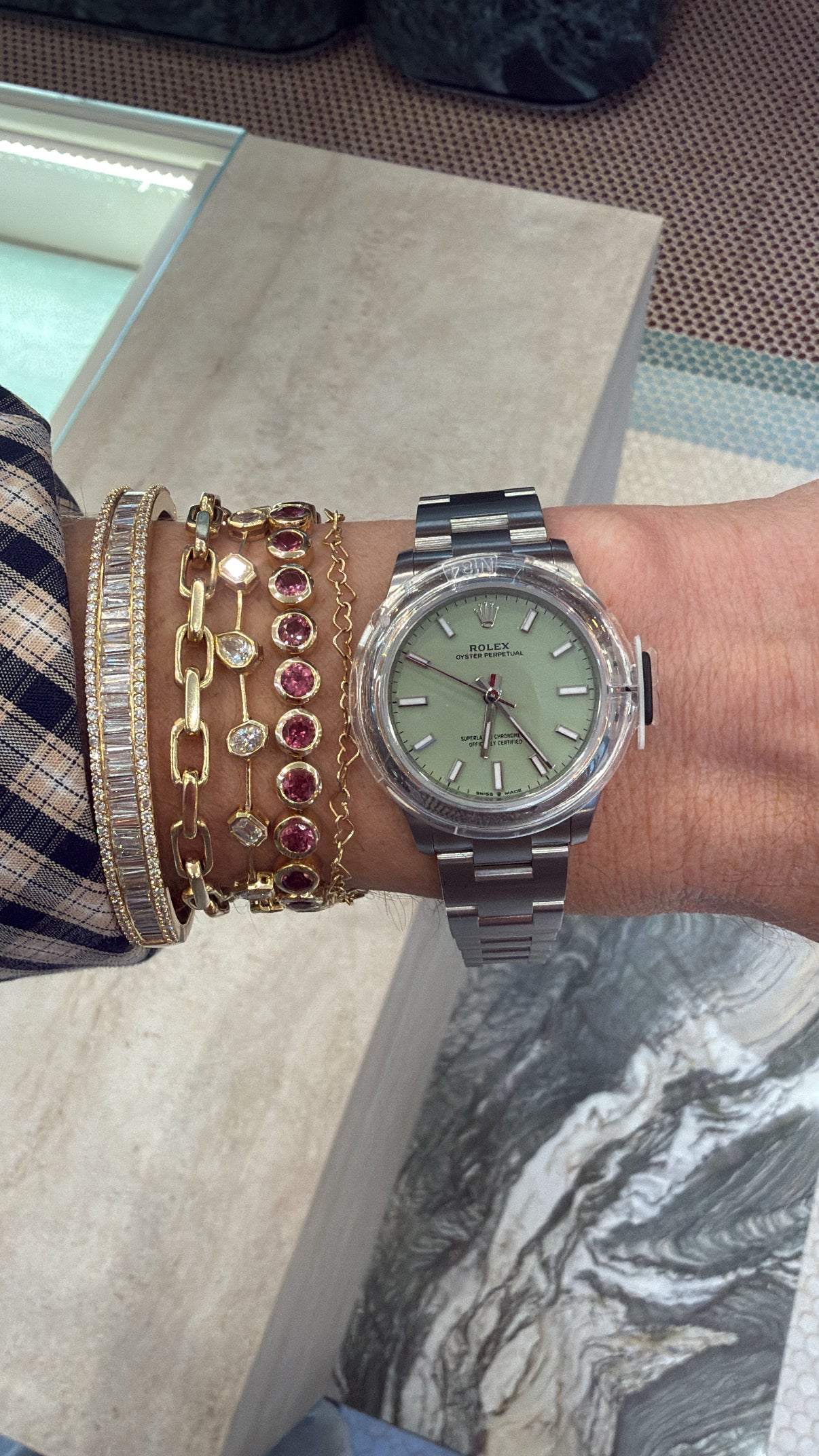 Estate Rolex Pistachio – Henri Noël