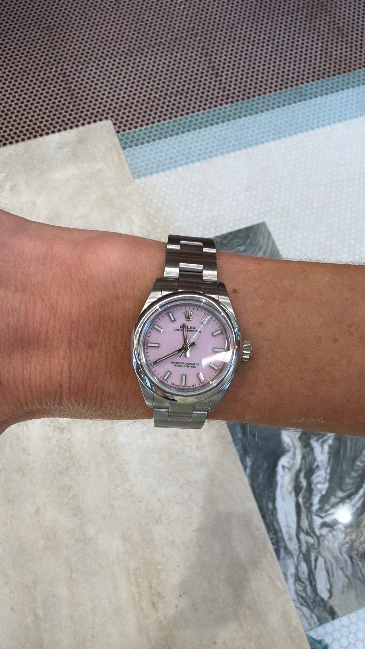 Estate Rolex Oyster Perpetual Candy Pink
