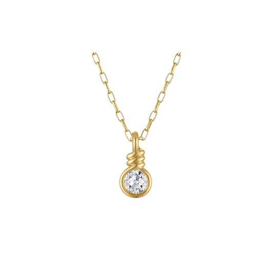 Rosario Navia- Diamond Twist Pendant – Henri Noël