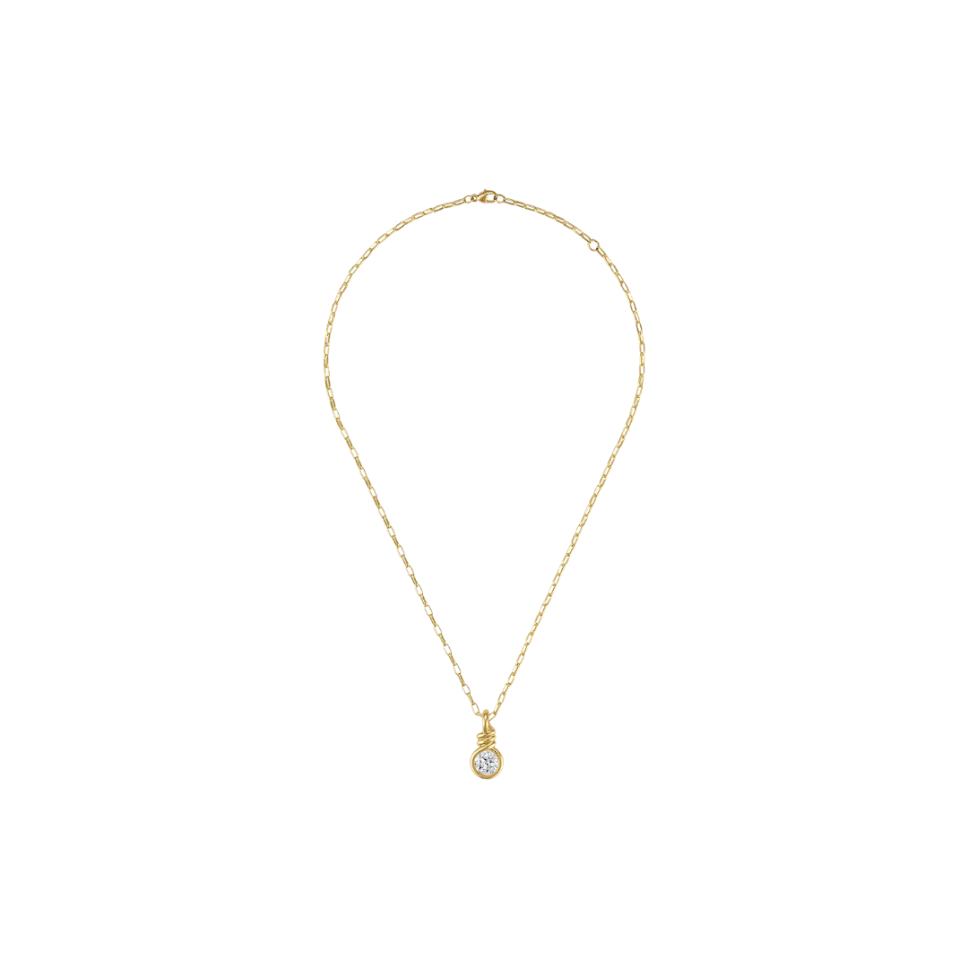 Rosario Navia- Diamond Twist Pendant – Henri Noël