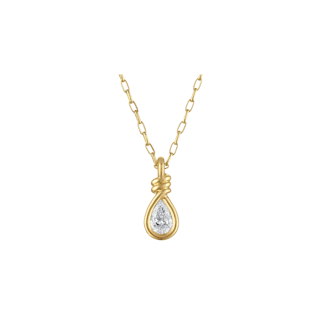 Rosario Navia- Diamond Twist Pendant – Henri Noël
