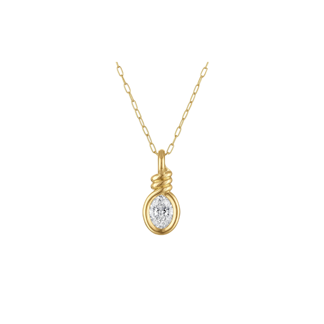 Rosario Navia- Large Twist Pendant – Henri Noël