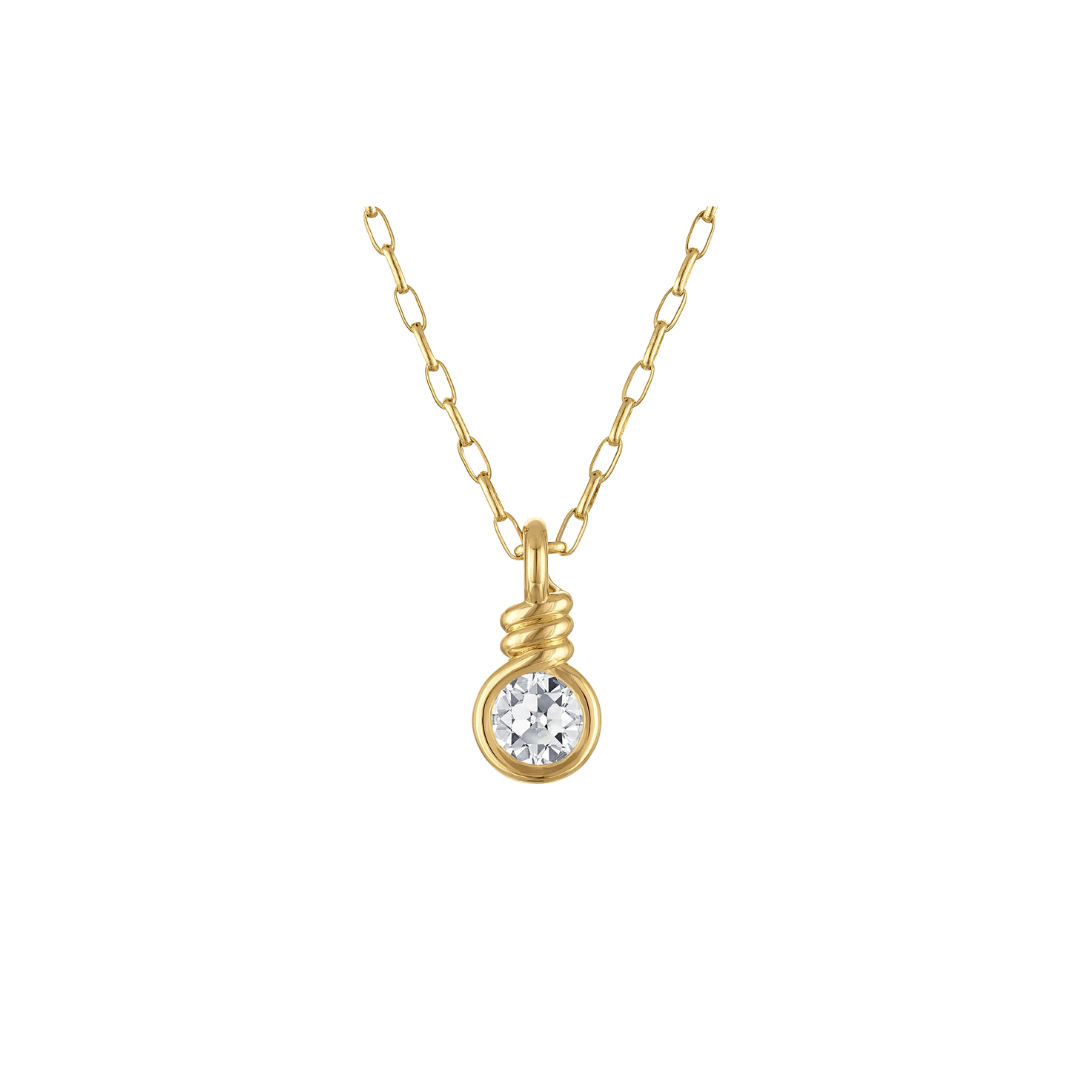 Rosario Navia- Large Twist Pendant – Henri Noël