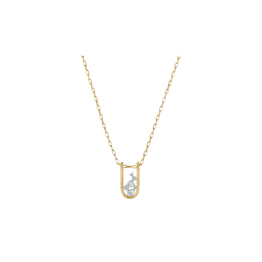 Rosario Navia- Mara Large Folded Link Pendant – Henri Noël