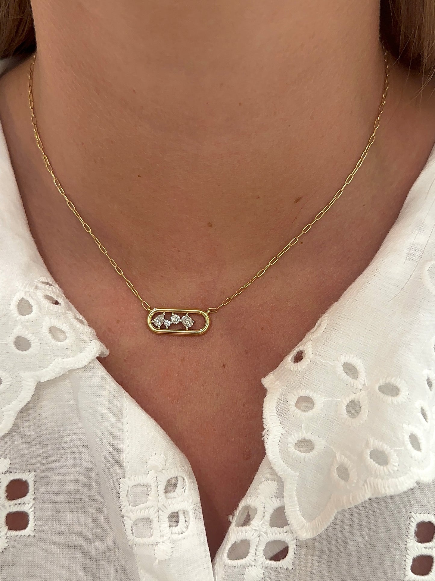 Rosario Navia- Mara Link Necklace – Henri Noël