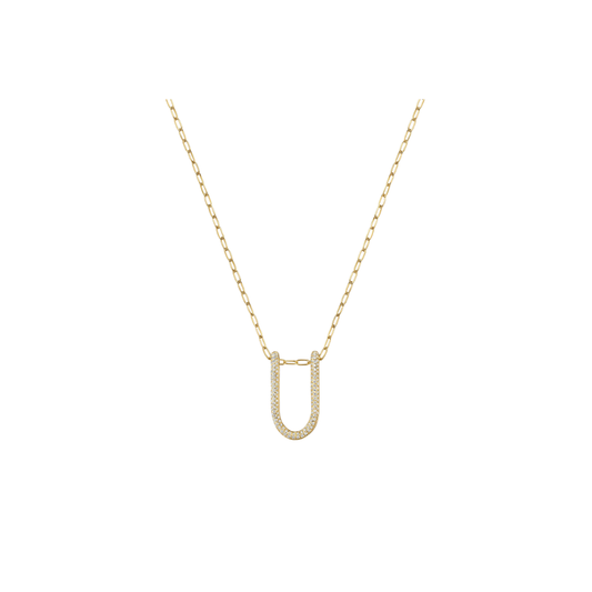 Rosario Navia- Mara Medium Folded Link Pendant – Henri Noël