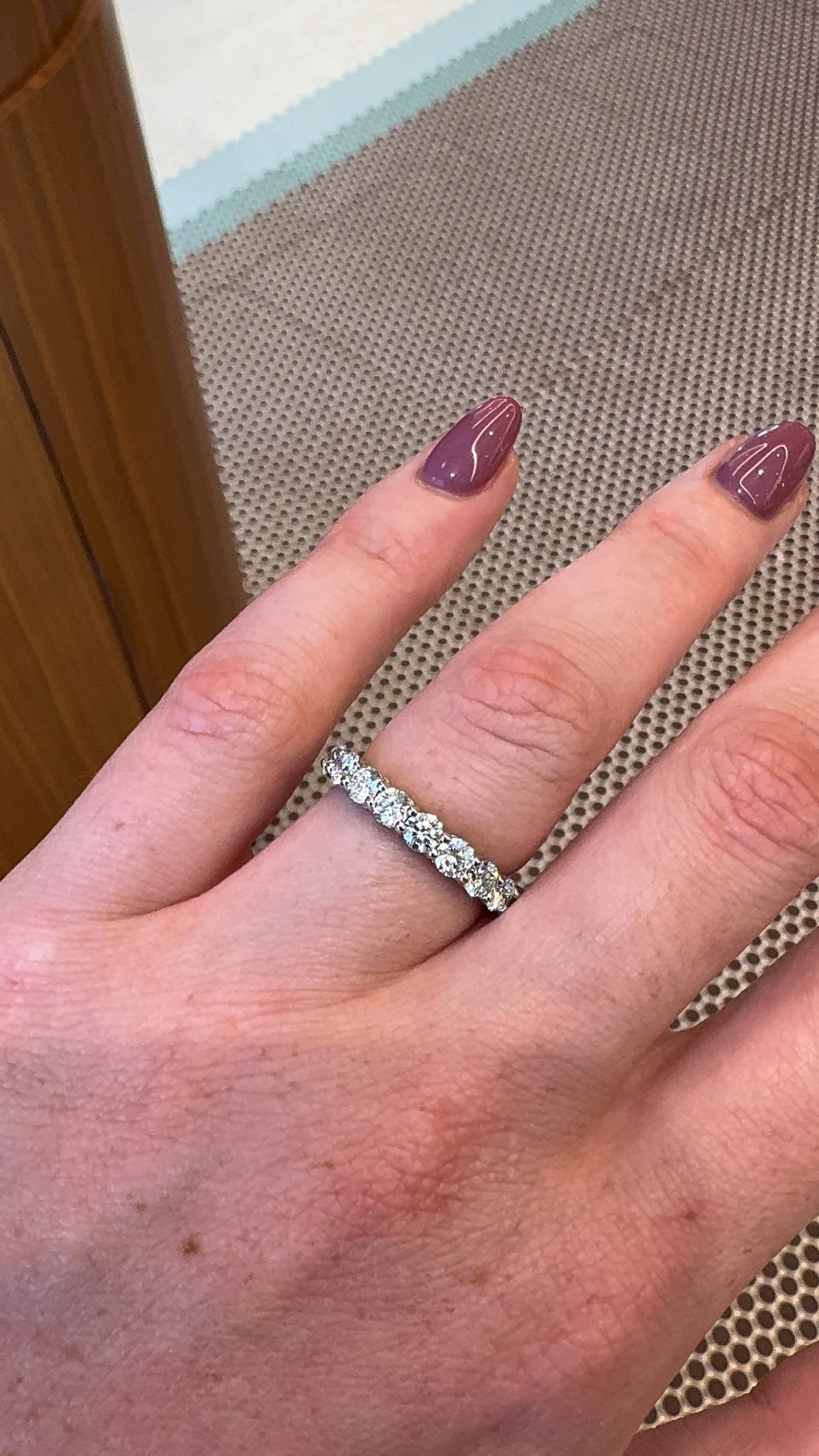 Round Diamond Eternity Ring- 19 stones – Henri Noël