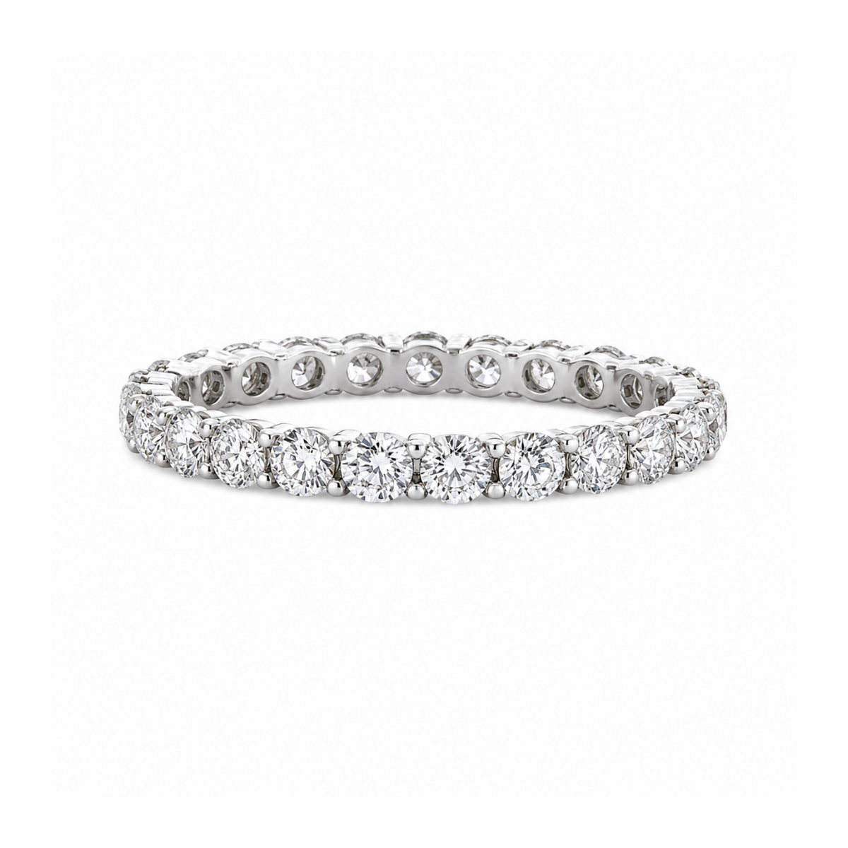 Round Diamond Eternity Ring- 22 stones – Henri Noël