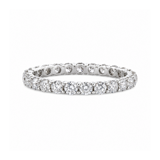 Round Diamond Eternity Ring- 22 stones – Henri Noël