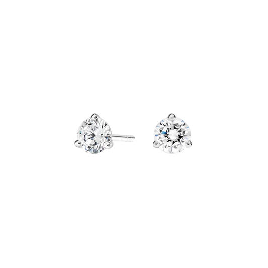 Round Diamond Studs – Henri Noël