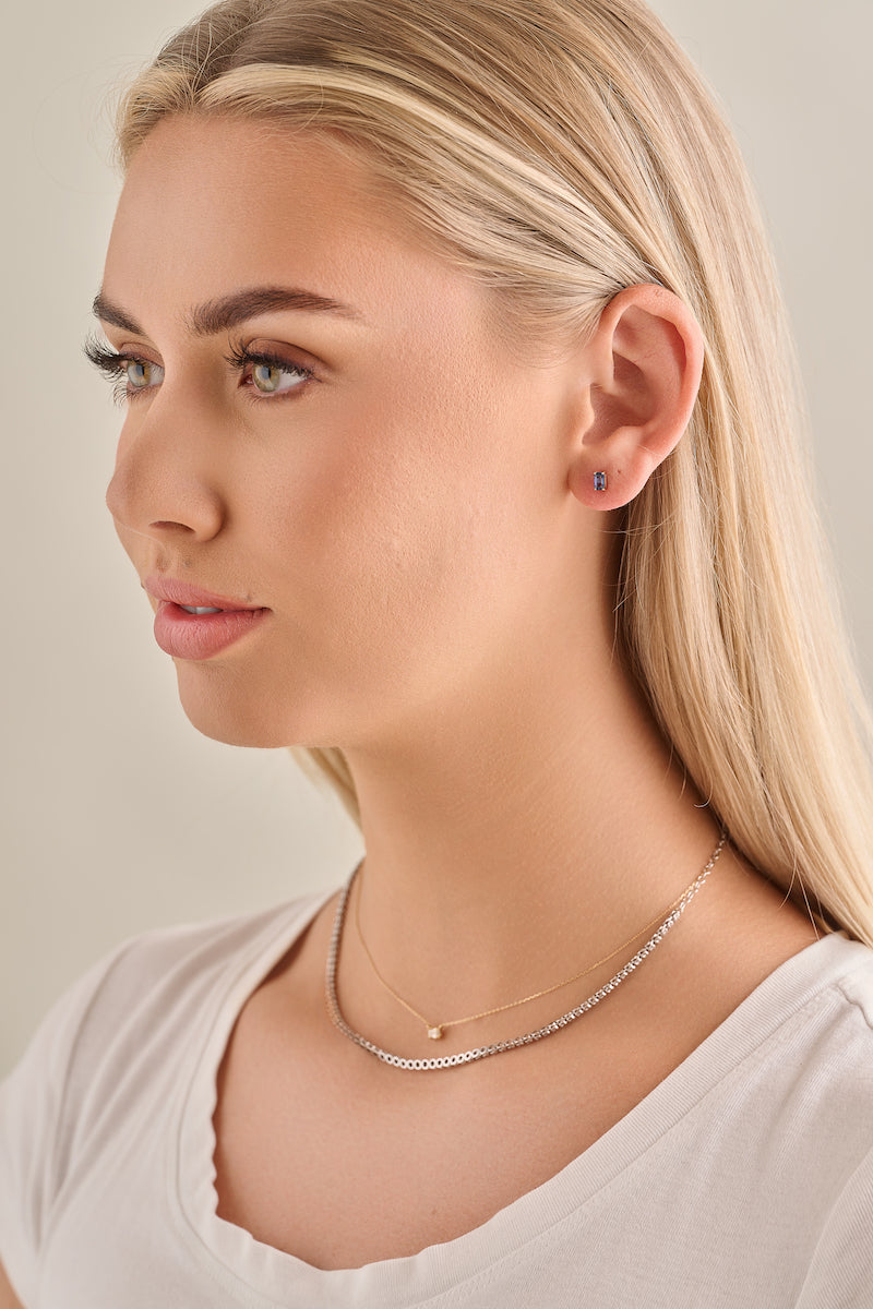 Sapphire Studs – Henri Noël