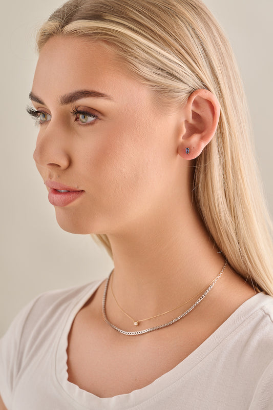 Sapphire Studs – Henri Noël
