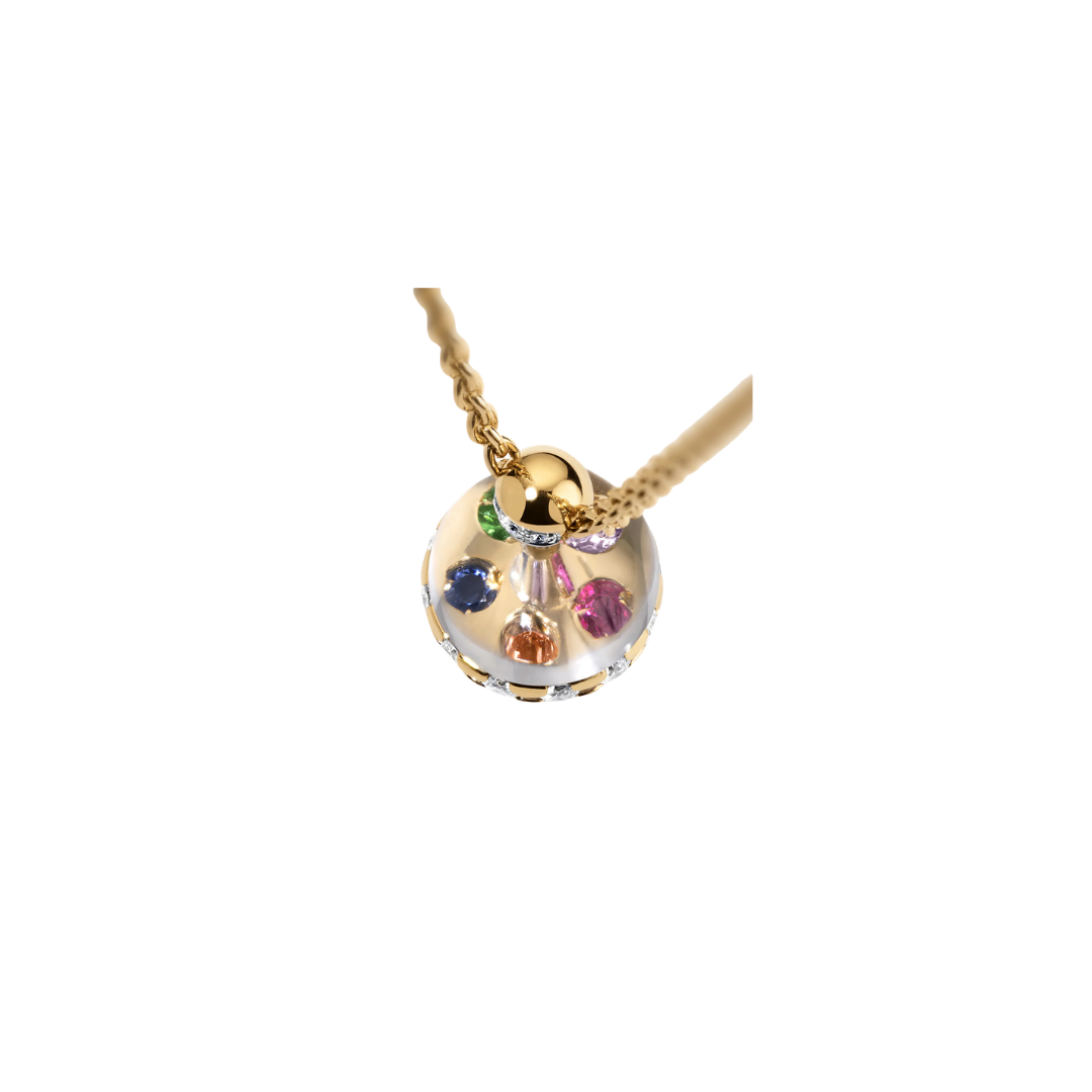 Sarah Eisman Studio- Lith Diamond Sphere Pendant – Henri Noël