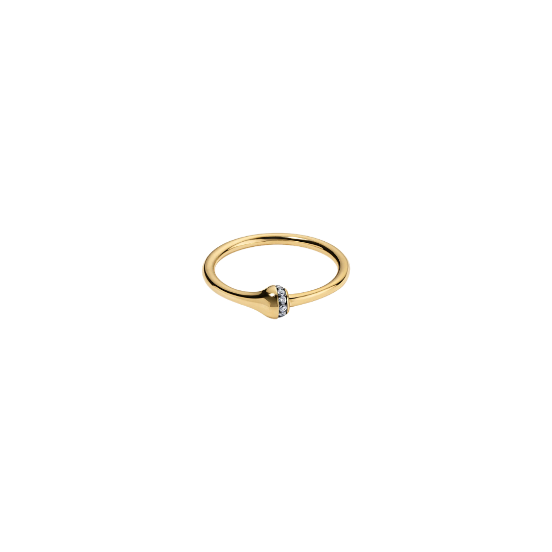 Sarah Eisman Studio- Lith Mono Diamond Classic Ring