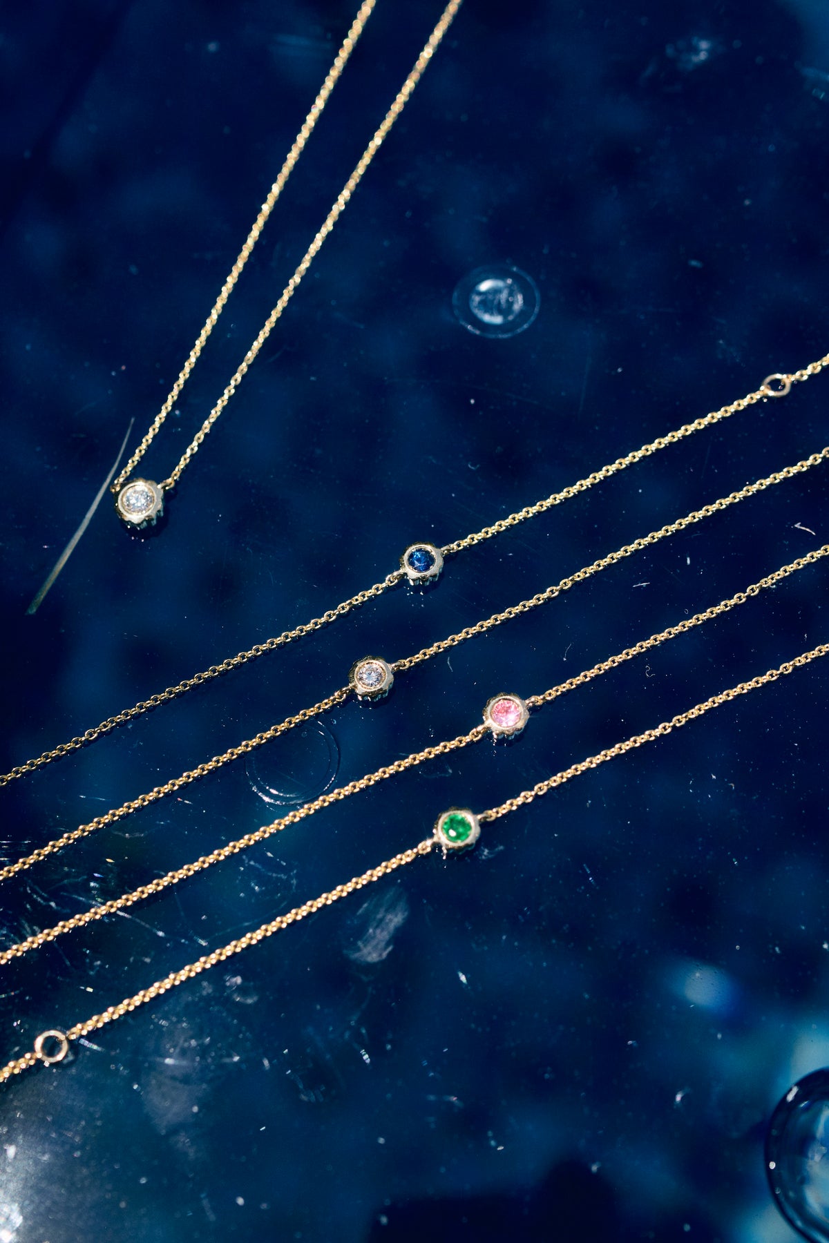 Scalloped Bezel Gemstone Bracelet – Henri Noël