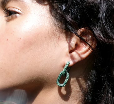 Selim Mouzannar - Link Earrings - Tsavorites – Henri Noël