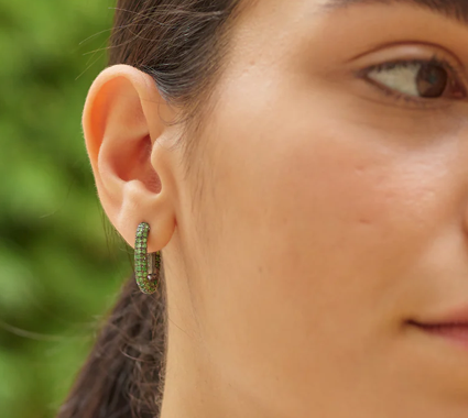 Selim Mouzannar - Link Earrings - Tsavorites – Henri Noël