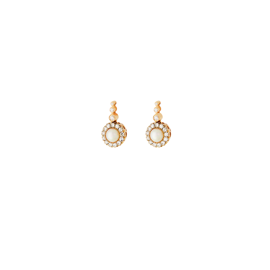 Selim Mouzannar - Beirut Earrings- Pearls-Diamonds