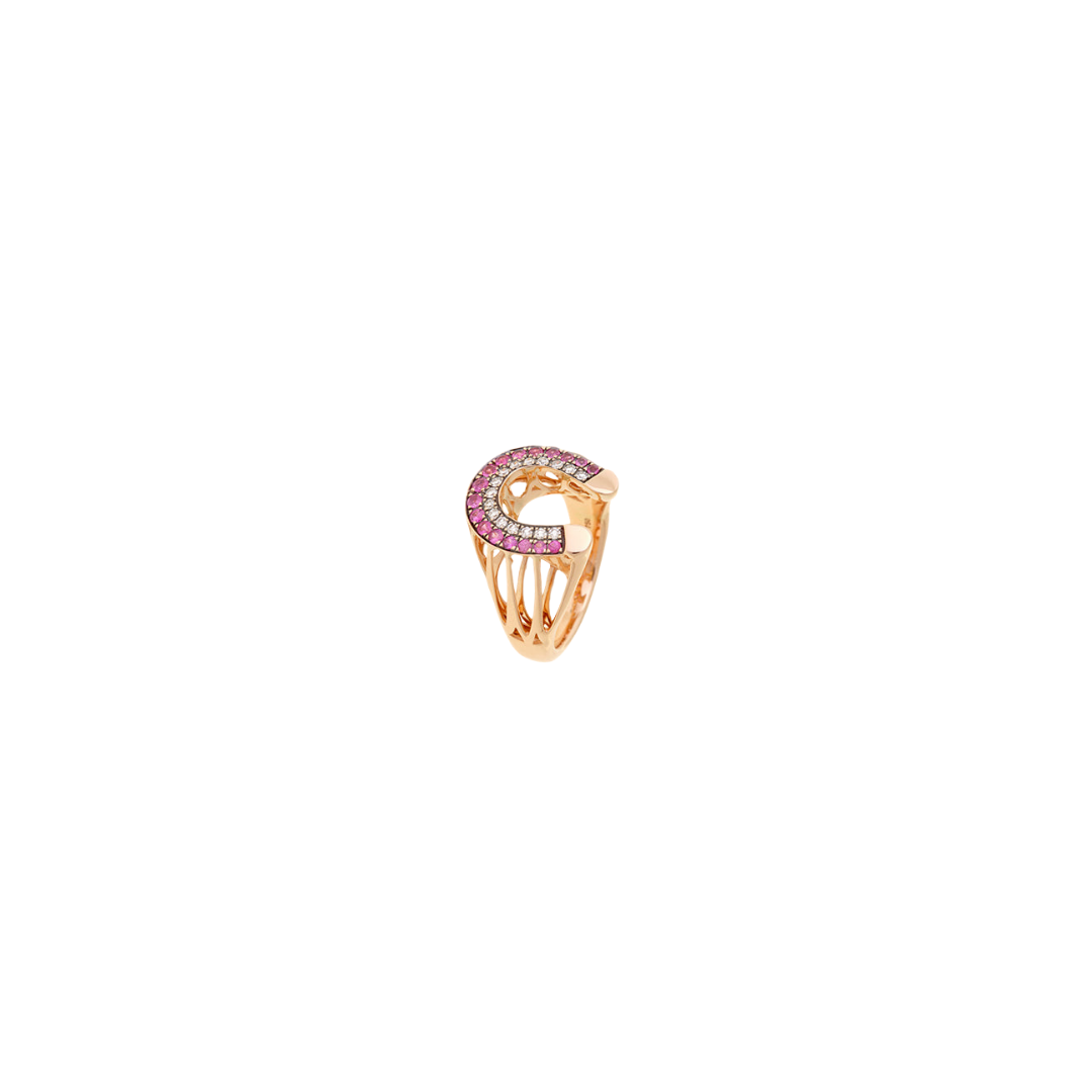 Selim Mouzannar - Fortune Pinky Ring Pink Sapphires & Diamonds – Henri Noël