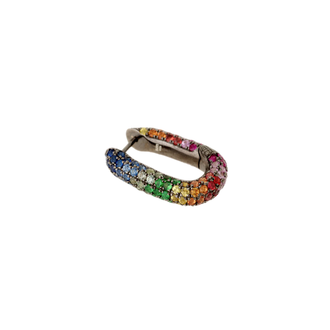 Selim Mouzannar - Link Earrings - Colored Sapphires / Tsavorites – Henri Noël