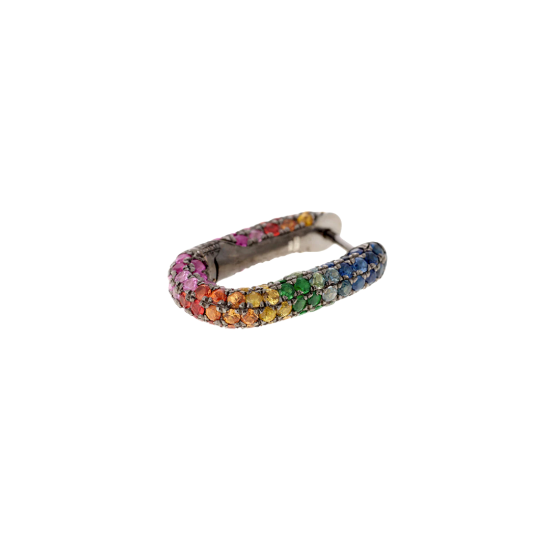 Selim Mouzannar - Link Earrings - Colored Sapphires / Tsavorites – Henri Noël