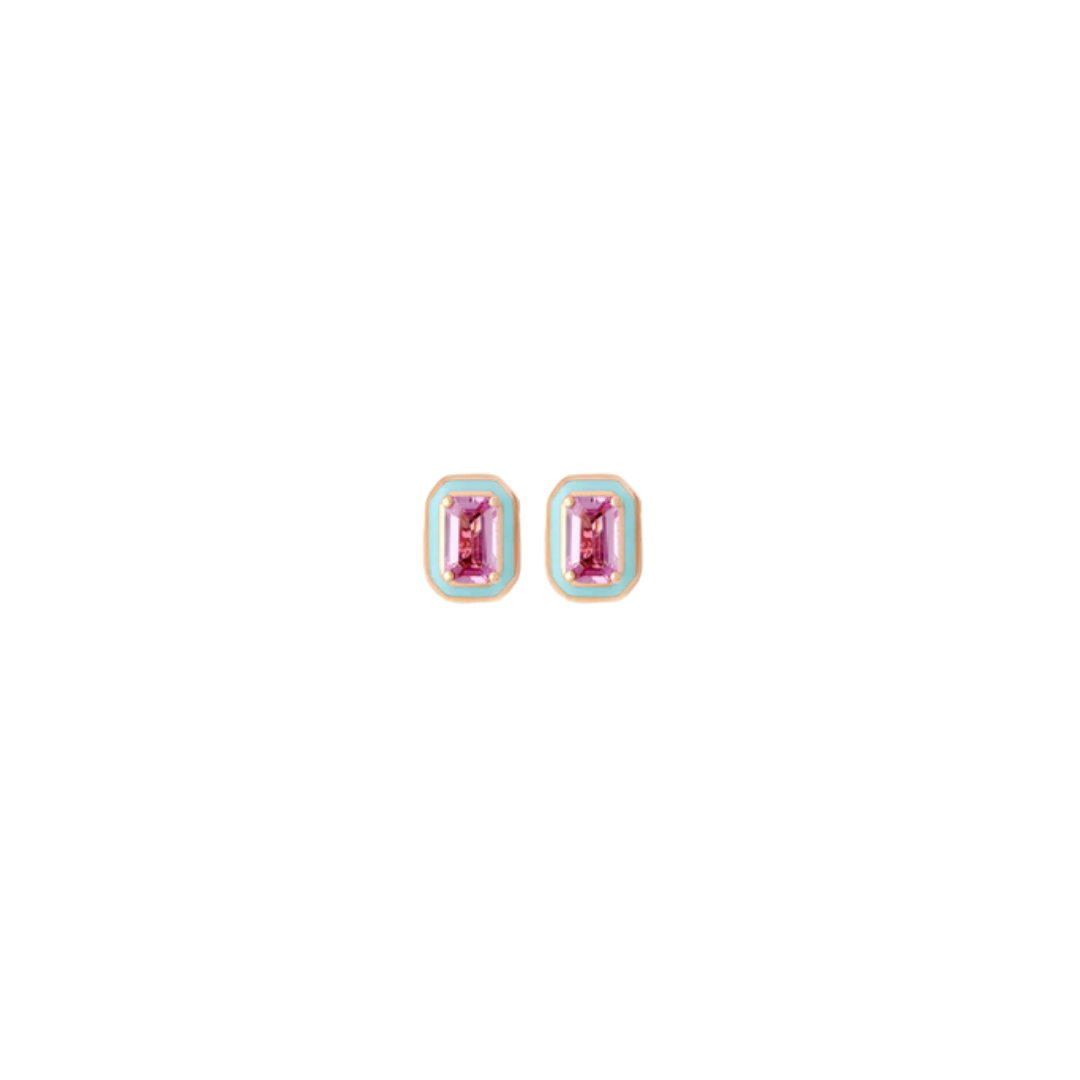 Selim Mouzannar - Mina Pink Sapphire Studs – Henri Noël
