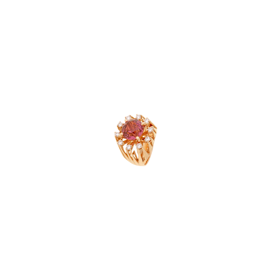 Selim Mouzannar - Unique Pinky Ring Pink Tourmaline & Diamonds – Henri Noël
