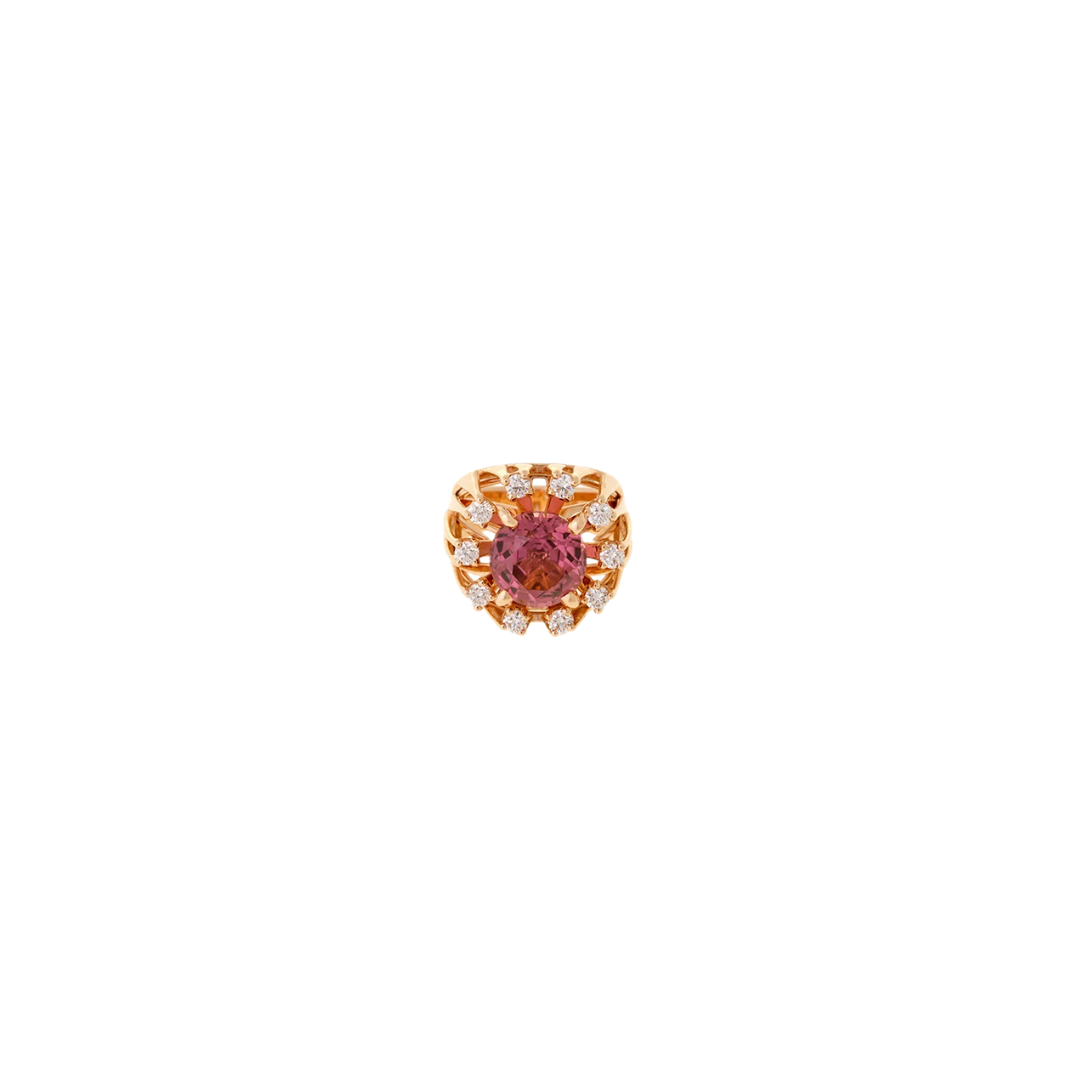 Selim Mouzannar - Unique Pinky Ring Pink Tourmaline & Diamonds – Henri Noël