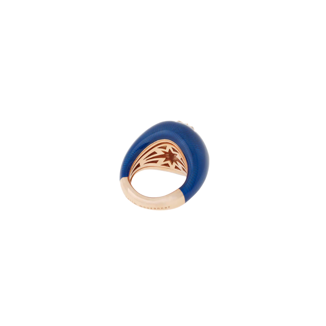 Selim Mouzannar - Aïda Navy Blue Ring with Blue Sapphire – Henri Noël