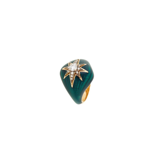 Selim Mouzannar - Aïda Petrol Pinky Ring – Henri Noël