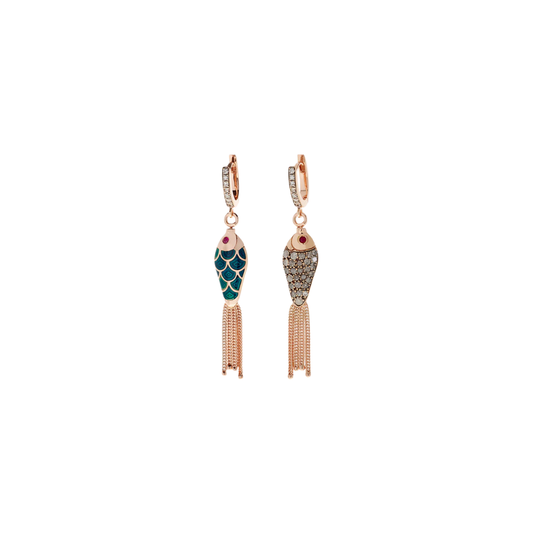 Selim Mouzannar - Fish for Love Earrings – Henri Noël