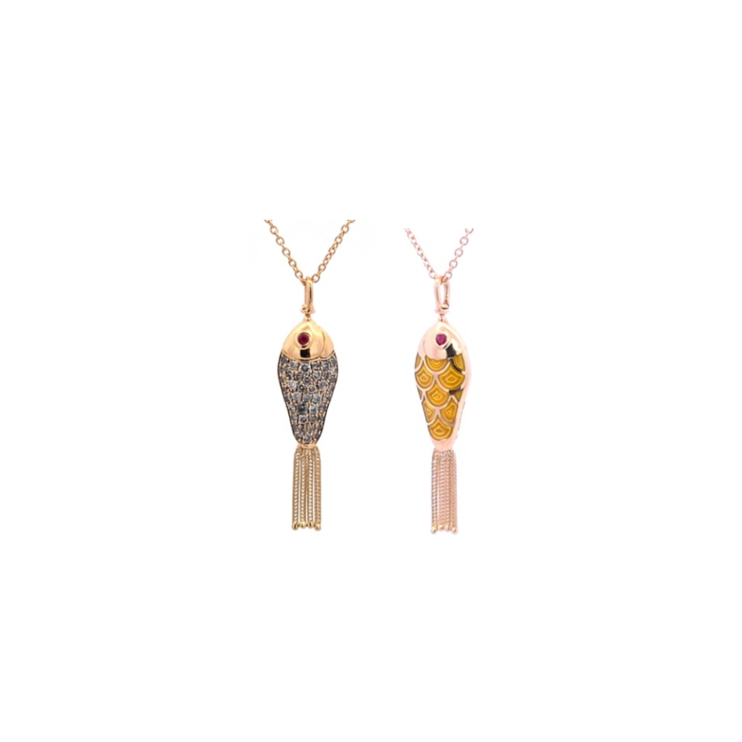 Selim Mouzannar - Fish for Love Fish Necklace – Henri Noël