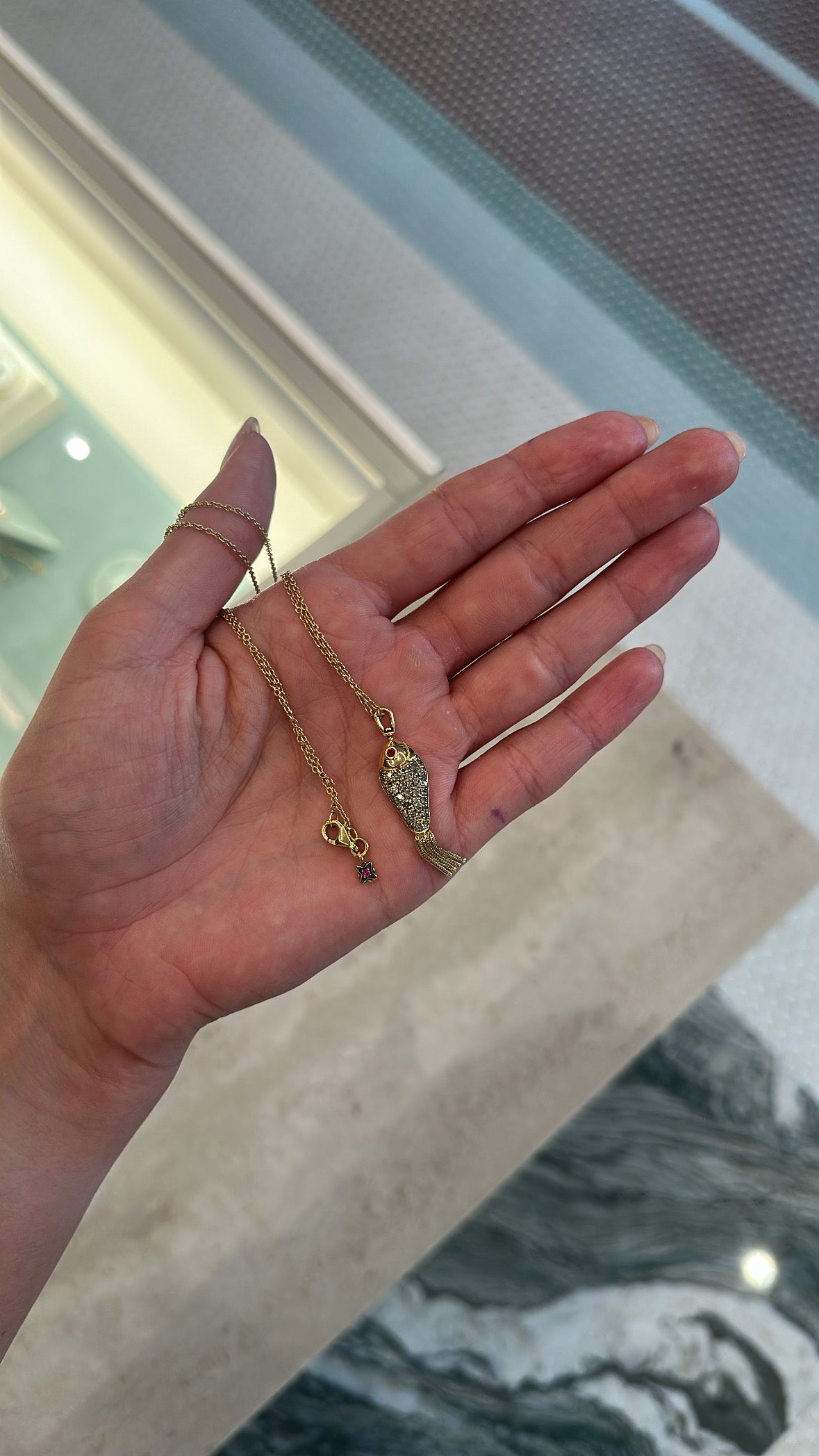 Selim Mouzannar - Fish for Love Fish Necklace – Henri Noël