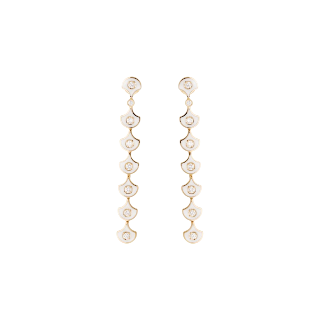 Selim Mouzannar - Fish for Love Scale Drop Earrings – Henri Noël