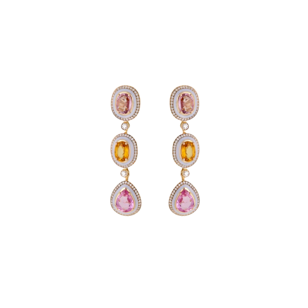 Selim Mouzannar - Mina Sapphire Drop Earrings – Henri Noël