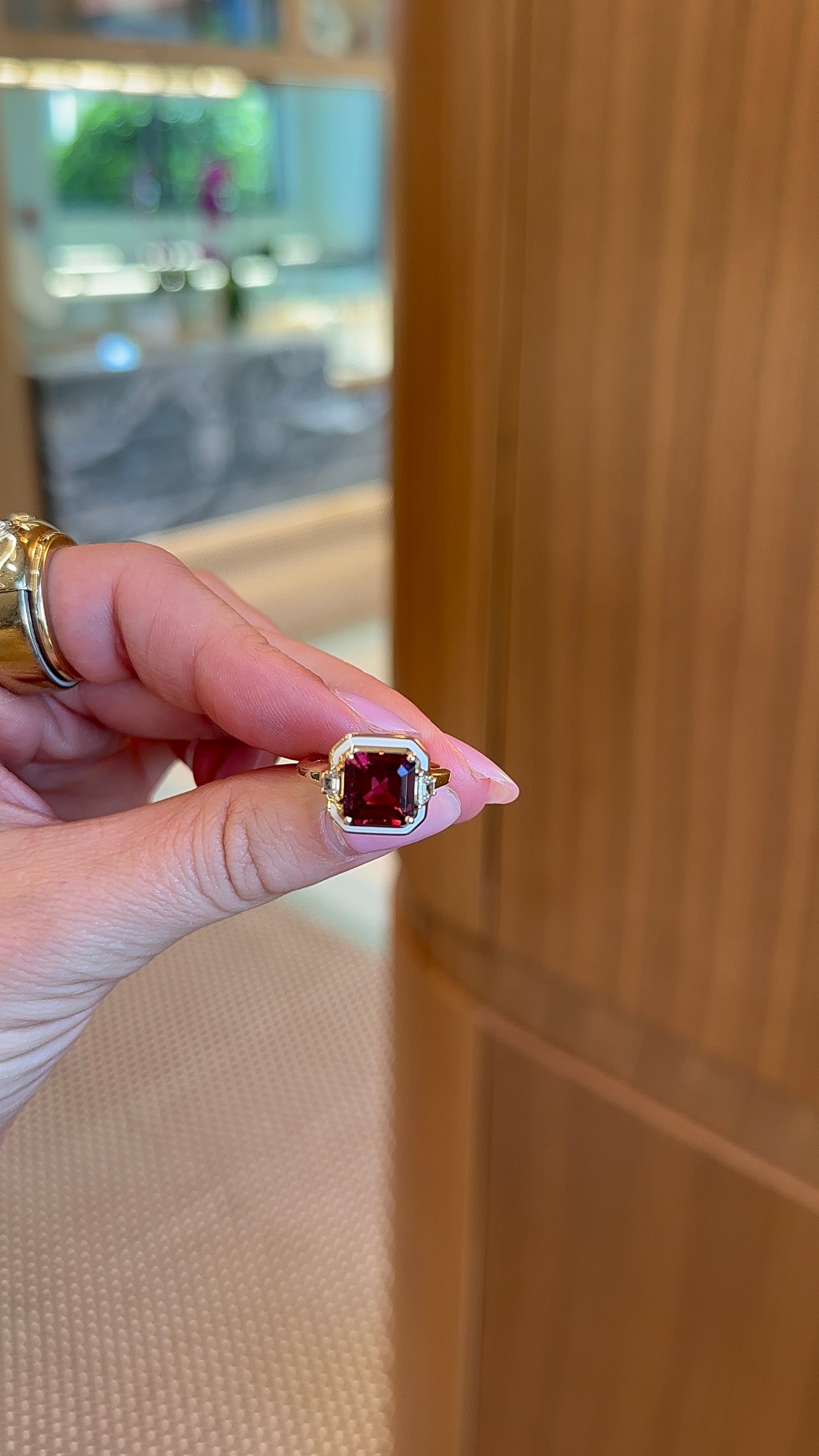 Selim Mouzannar - Rhodolite Gemma Ring – Henri Noël