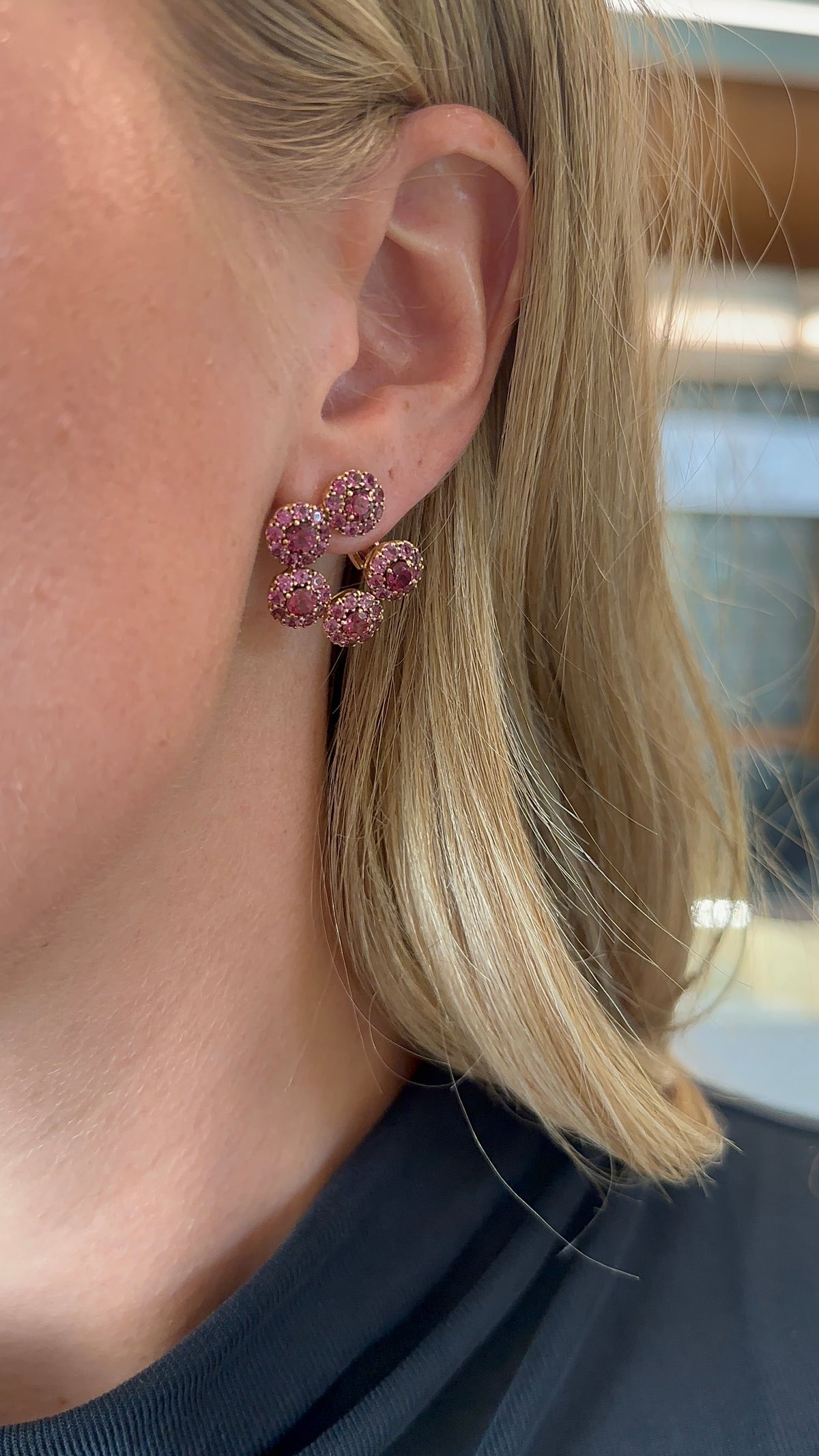 Selim Mouzannar - Rhodolites Beirut Earrings – Henri Noël