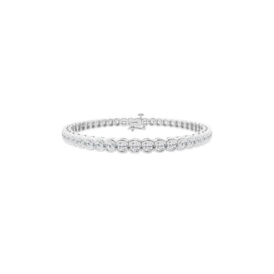 Shared Bezel Tennis Bracelet – Henri Noël