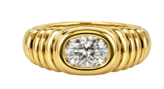 Solène Emerald Cut Diamond Ring – Henri Noël