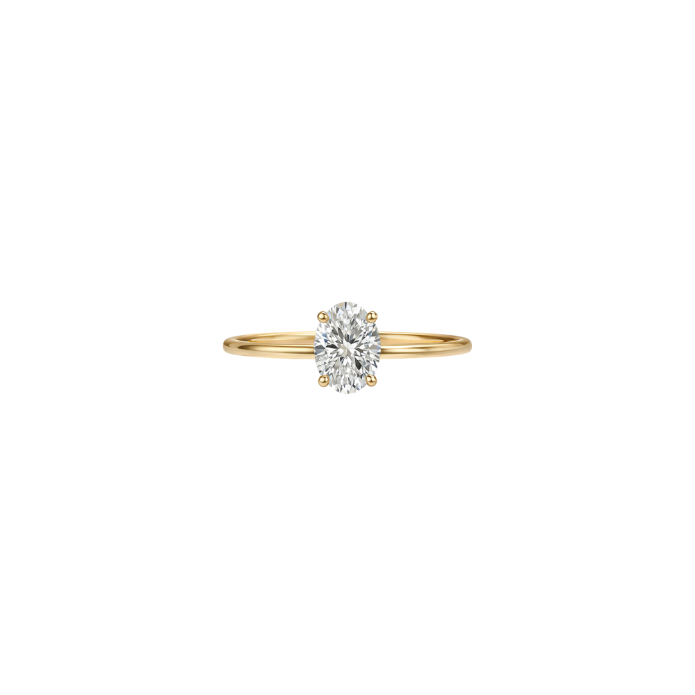 Solitare Oval Engagement Ring