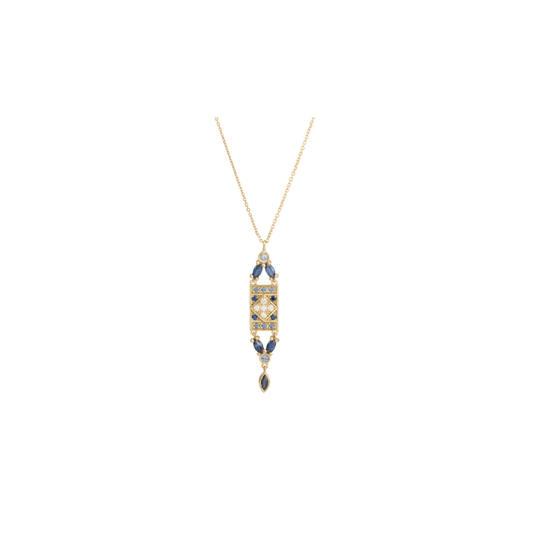 Sophie d'Agon- Ava Necklace 1 Marine – Henri Noël