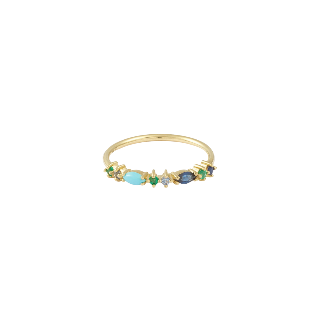 Sophie d'Agon- Gaia Ring 2 Blue – Henri Noël