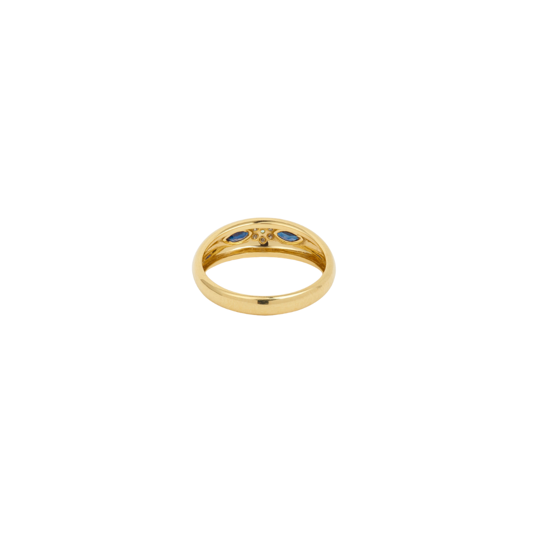 Sophie d'Agon- Miniflower Ring 2 Blue – Henri Noël