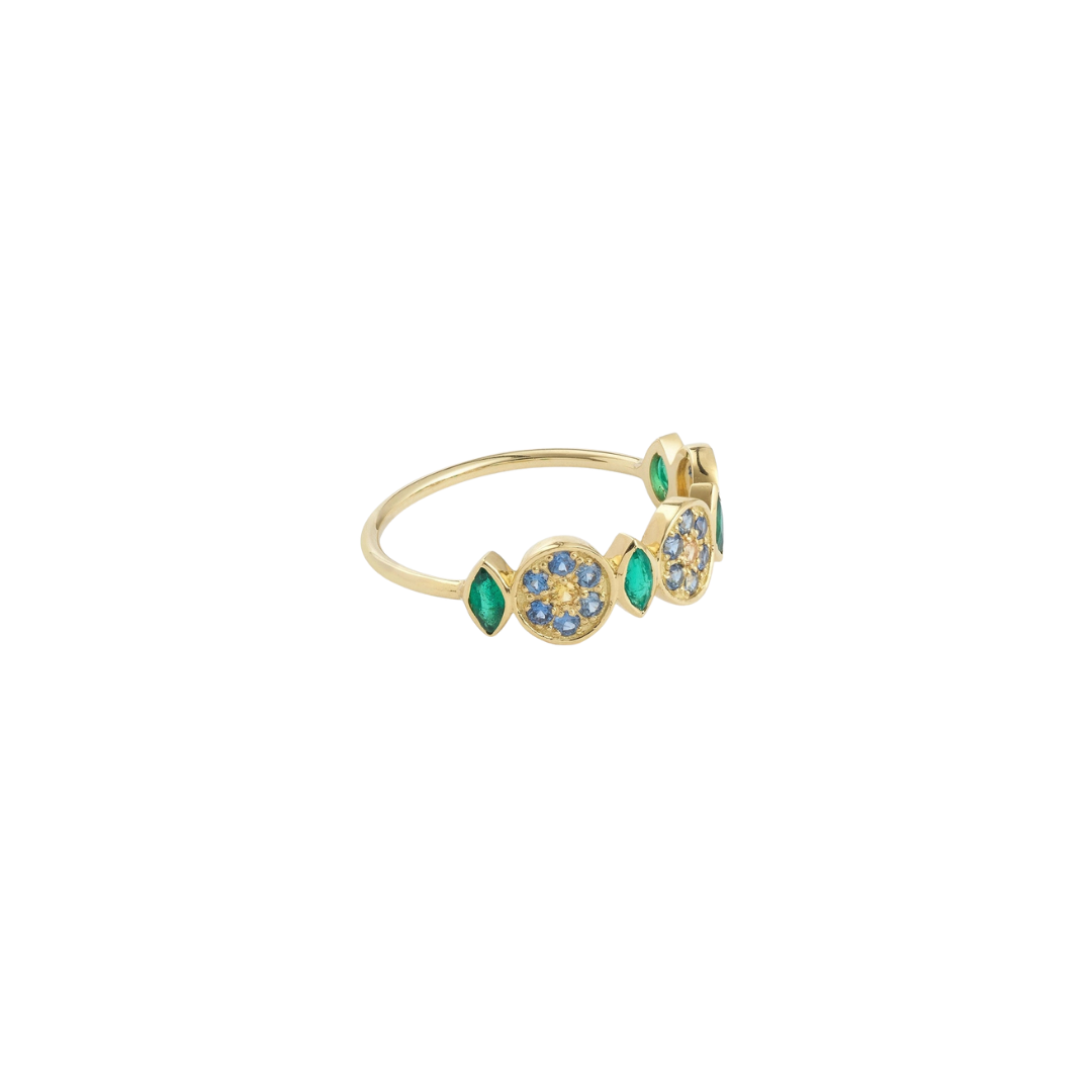 Sophie d'Agon- Nymphéa Ring 2 Blue – Henri Noël