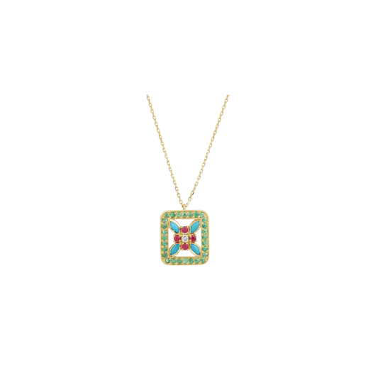Sophie d'Agon- Rita Necklace 4 Turquoise – Henri Noël